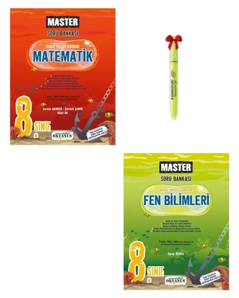 LGS 8.Sınıf Master Matematik ve Fen Bilimleri Soru Bankası ürün görseli 1