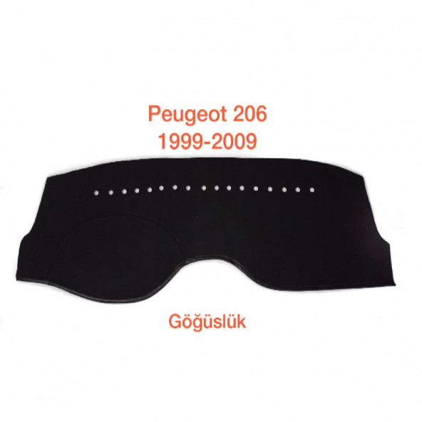 PEUGEOT 206 1999-2009 ARASI DERİ KAPİTONE TORPİDO KORUYUCU ÖRTÜ ürün görseli 1