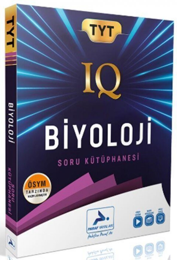 TYT IQ Biyoloji Soru Bankası Paraf Yayınları ürün görseli 1