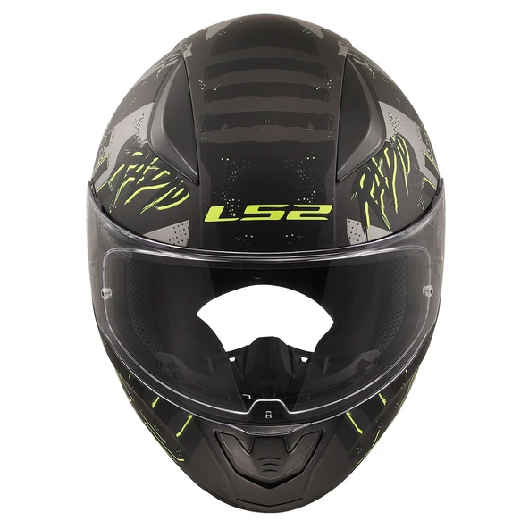 LS2 Rapıd 2 Pırates Tıtanıum Full Face Motosiklet Kaskı - Resim 3