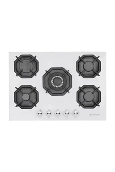 EMİNÇELİK EC-AH 2250 BW WG70 SNG BEYAZ 70 CM ANKASTRE OCAK WOKLU 22386s ürün görseli 1