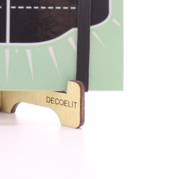 Lastikli Noktalı Sert Kapak BTS Defter - Resim 3