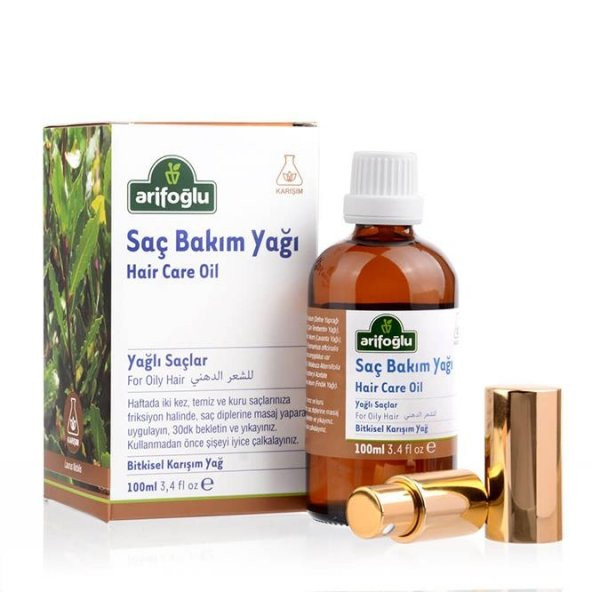 Arifoğlu Saç Bakım Yağı Yağlı Saçlar 100ml ürün görseli 1