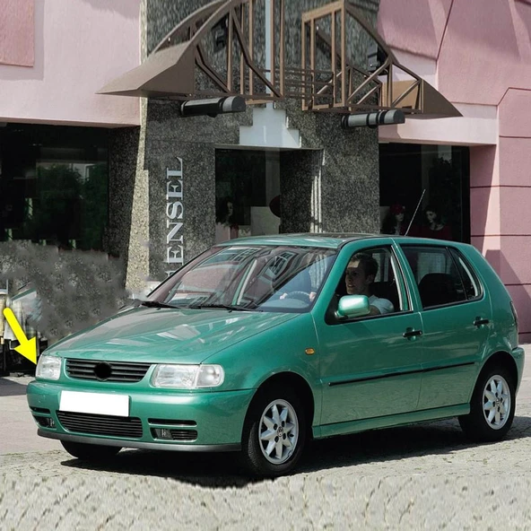 VW Polo HB 1994-1999 Ön Sağ Sinyal Lambası Camı Beyaz 6N0953042C ürün görseli 1