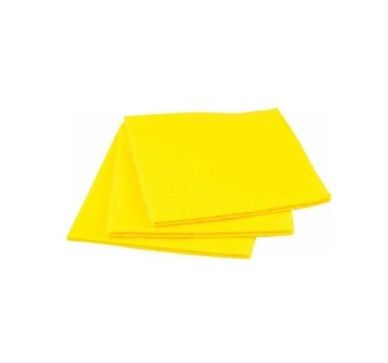 Omniclean FLR F040 Delikli Sarı Temizlik Bezi 3' lü Paket ürün görseli 1