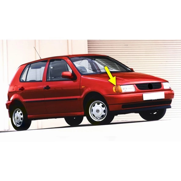 VW Polo HB 1994-1999 Ön Sağ Sinyal Lambası Sarı 6N0953042B ürün görseli 1