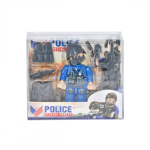 601-BP Küçük Polis Oyun Seti - Resim 3