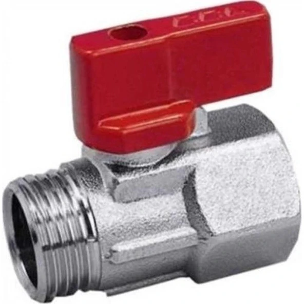 Mini Küresel Vana Erkek Dişi Kırmızı 1/8 ürün görseli 1