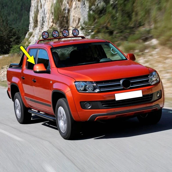 VW Amarok 2010-2016 Sağ Yan Dış Dikiz Aynası Üst Kapağı 2H0857528C ürün görseli 1