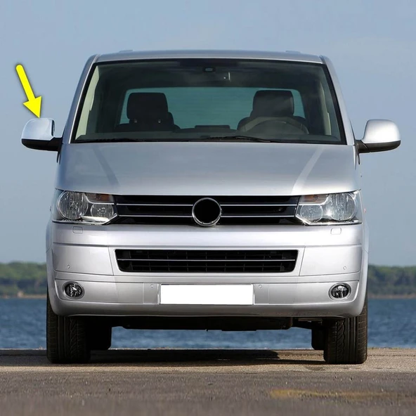 VW Transporter T6 2010-2015 Sağ Dış Dikiz Aynası Üst Kapağı 7E1857528G ürün görseli 1