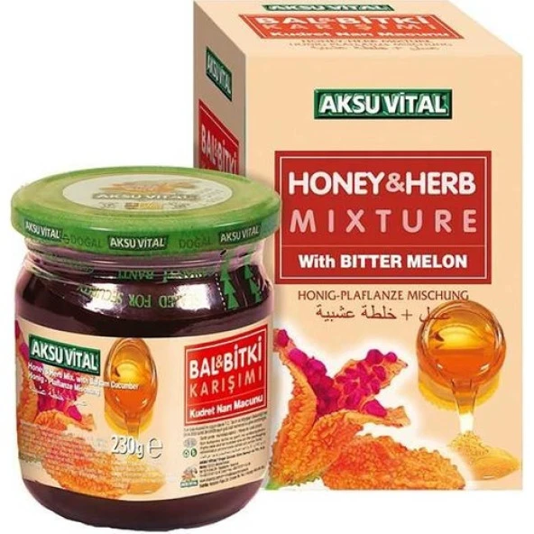 Aksu Vital Bal Bitki Karışımı Kudret Narı Macunu 230 gr ürün görseli 1