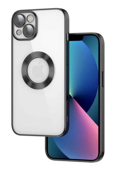 Apple iPhone 13 Kılıf Köşeleri Renkli Şeffaf Kamera Korumalı Silikon Luxury Kapak ürün görseli 1