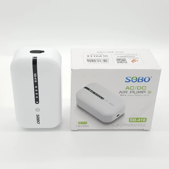 Sobo AC/DC Usb Şarjlı Tek Çıkışlı Hava Motoru SB-418 ürün görseli 1