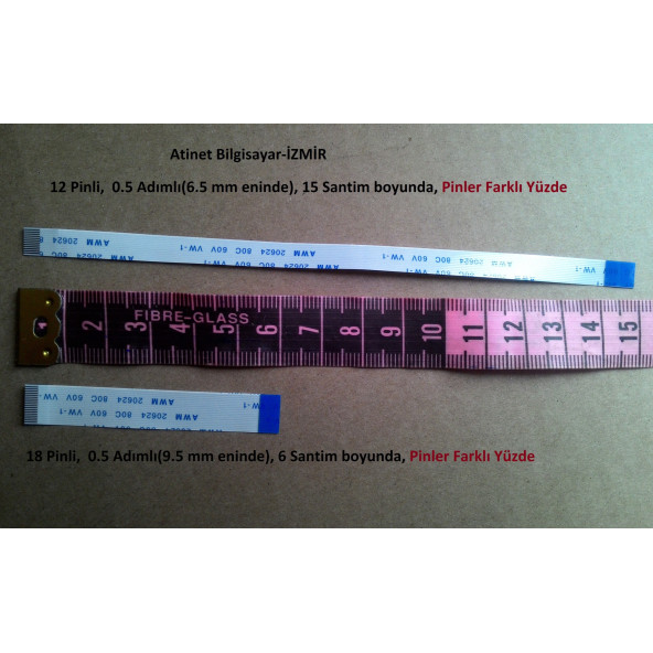 Asus N53S N53Sm N53Sn N53Sv Power flex ve Touchpad Flex Kablosu 12-0.5-15B 18-0.5-6B ürün görseli 1