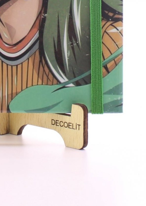 Lastikli Çizgisiz Sert Kapak Bellie Eilish Defter - Resim 2