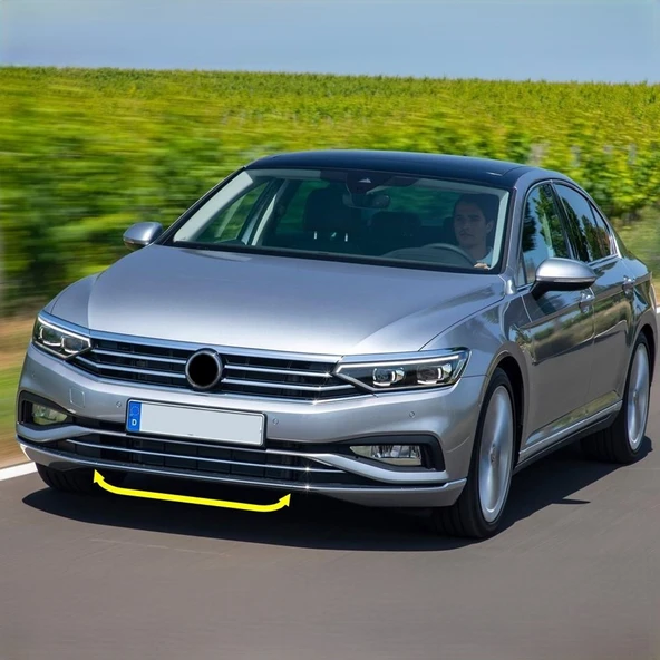 VW Passat B8.5 2020-2023 Ön Tampon Orta Izgara Krom Çıtası 3G0853245D ürün görseli 1