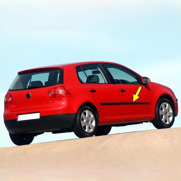 VW Golf 5 2004-2008 Sağ Ön Kapı Bandı Çıtası Kuşağı 1K4853516B ürün görseli 1