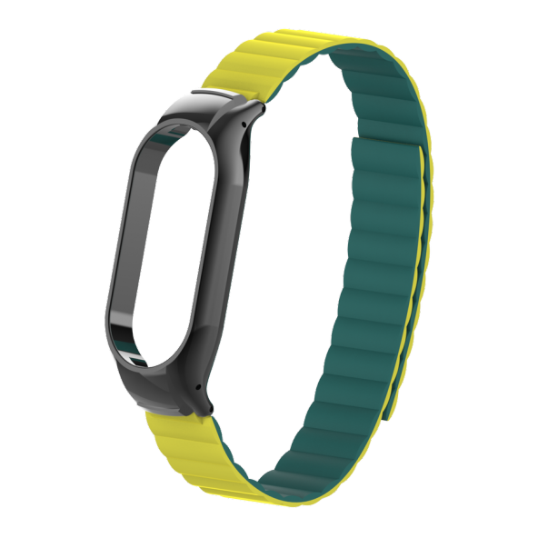 Xiaomi Mi Band 7 Uyumlu Çift Renk Tasarım Kasa ve Mıknatıslı Kordon ürün görseli 1