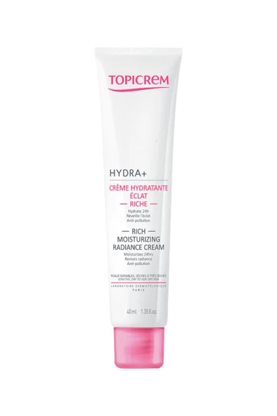 TOPICREM Hydra+ Rich Moisturizing Radiance Cream 40 ml ürün görseli 1