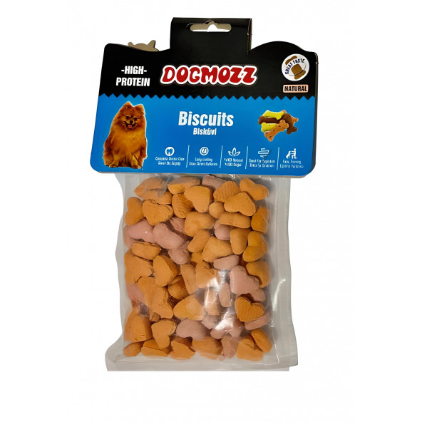 DogMozz Hearts Mix Kalp Köpek Ödül Bisküvisi 150 Gr ürün görseli 1