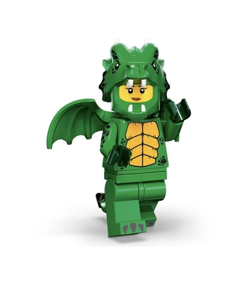 Lego 71034 Minifigure Series 23 - 12 Green Dragon Costume ürün görseli 1