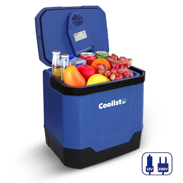 Coolist CLT33 12Volt/220Volt AC/DC 33 Litre Sıcak/Soğuk Oto Buzdolabı ürün görseli 1