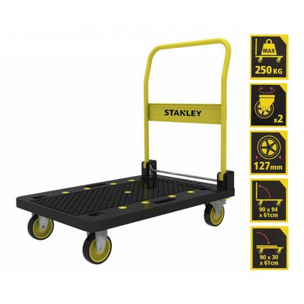 Stanley PC509 250Kg Profesyonel Paket Taşıma Arabası ürün görseli 1