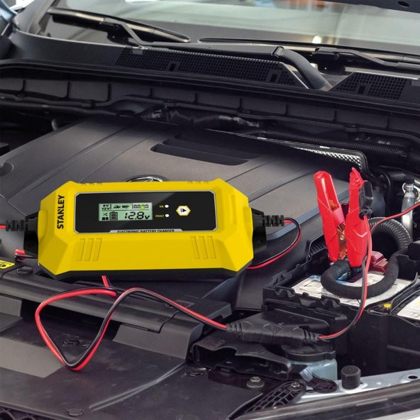 STANLEY SXA26 12V 250A Dijital Akü Şarj ve Akü Bakım Cihazı ürün görseli 1