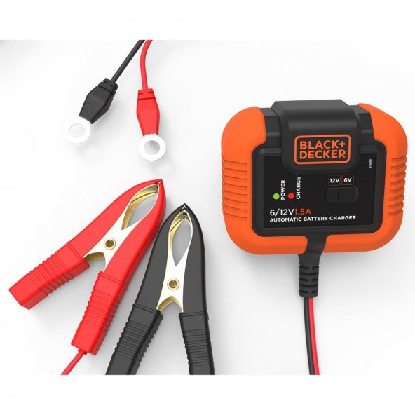 BLACK+DECKER BXA21 6V/12V 72A Akıllı Akü Şarj ve Akü Bakım Cihazı ürün görseli 1