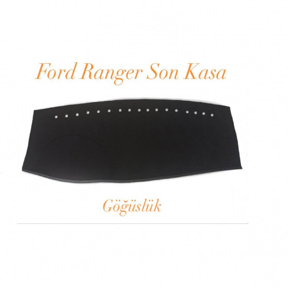 FORD RANGER SON KASA DERİ KAPİTONE TORPİDO KORUYUCU ÖRTÜ ürün görseli 1