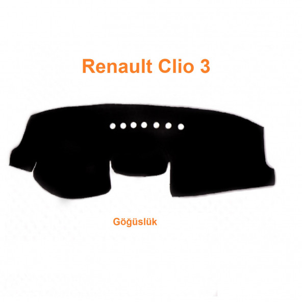 RENAULT CLİO 3 DERİ KAPİTONE TORPİDO KORUYUCU ÖRTÜ ürün görseli 1