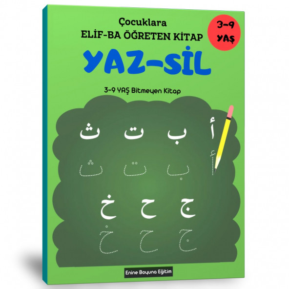 Elif-BA Öğreten YAZ-Sil Kitabı ürün görseli 1