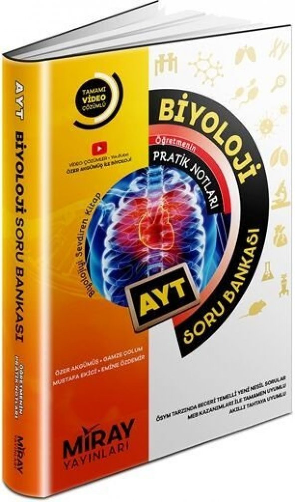 AYT Biyoloji Soru Bankası Miray Yayınları ürün görseli 1