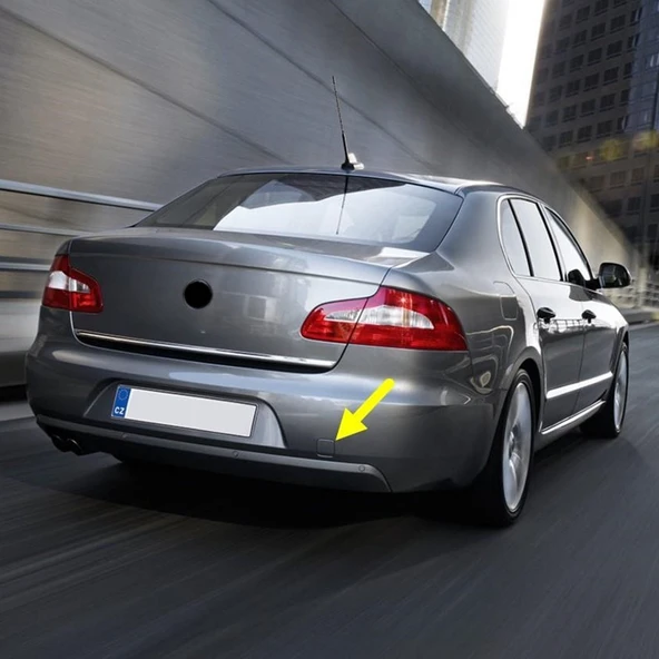 Skoda Superb 2 Sedan 2009-13 Arka Tampon Çeki Demiri Kapağı 3T5807441 ürün görseli 1