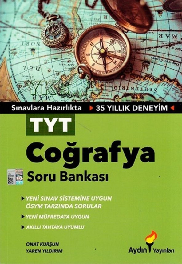 TYT Coğrafya Soru Bankası Aydın Yayınları ürün görseli 1