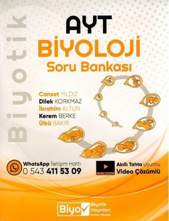 AYT Biyoloji Soru Bankası Biyotik Yayınları ürün görseli 1