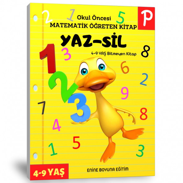 Okul Öncesi Matematik Öğreten Yaz-Sil Kitabı ürün görseli 1