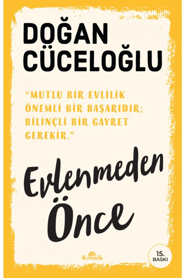 Evlenmeden Önce Doğan Cüceloğlu ürün görseli 1