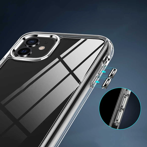 Gpack Apple iPhone 11 Kılıf Lüx Silikon L Standlı - Resim 2