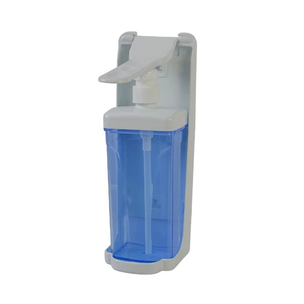 Omnipazar UCTM DSS130 Plastik Dezenfektan Dispenseri 1000ml Şeffaf ürün görseli 1