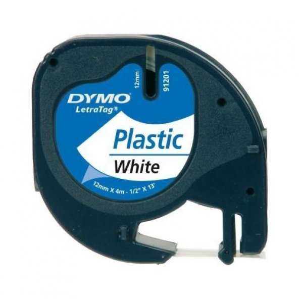 Puun Dymo muadil Şerit Let.Plastik 12Mmx4M Beyaz 721610 59422 ürün görseli 1