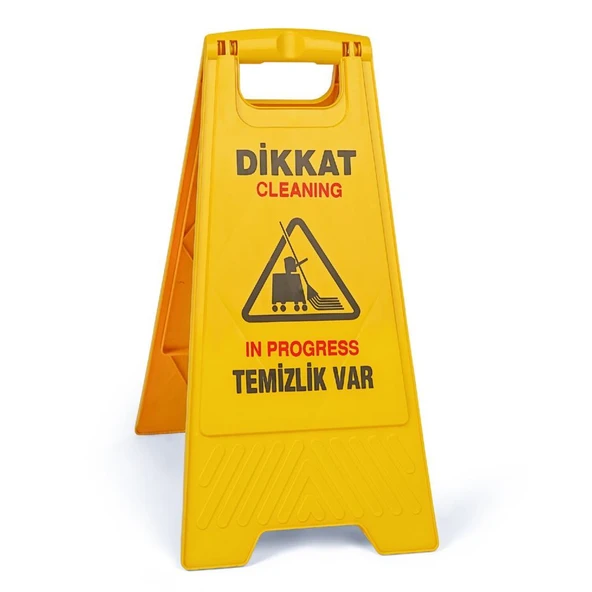 Omnisoft UCTM KZ101 Temizlik Var Uyarı Levhası ürün görseli 1