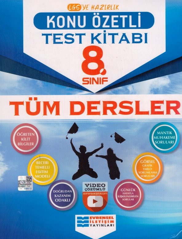 EVRENSEL 8.SINIF TÜM DERSLER KONU ÖZETLİ SORU BANKASI ürün görseli 1