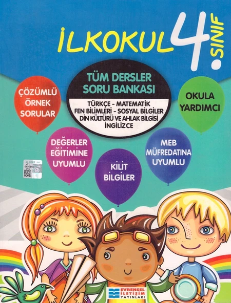 EVRENSEL 4.SINIF TÜM DERSLER SORU BANKASI ürün görseli 1