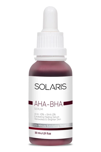 Solaris Aha-Bha Ton Eşitleyici 30ml  Peling Serum ürün görseli 1