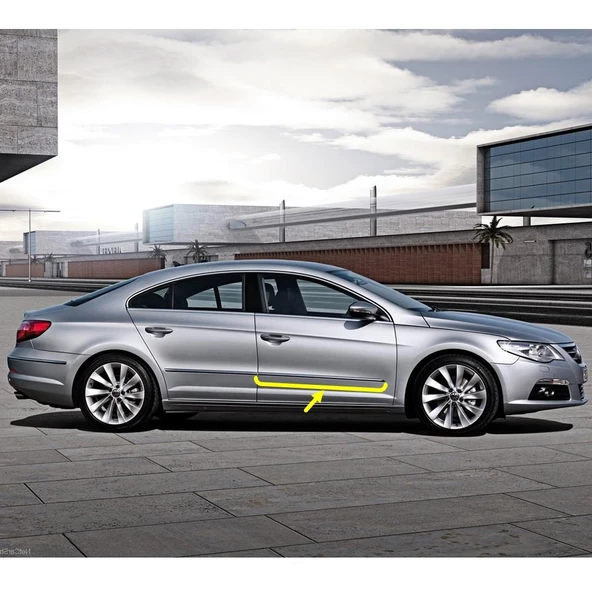 VW Passat CC 2009-2012 Sağ Ön Kapı Çıtası Kromaj 3C8853072A ürün görseli 1