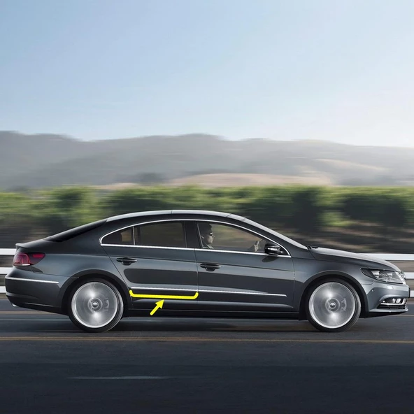 VW Passat CC 2013-2017 Sağ Arka Kapı Çıtası Kromaj 3C8853074B ürün görseli 1