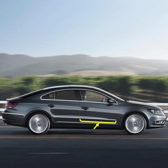VW Passat CC 2013-2017 Sağ Ön Kapı Çıtası Kromaj 3C8853072B ürün görseli 1