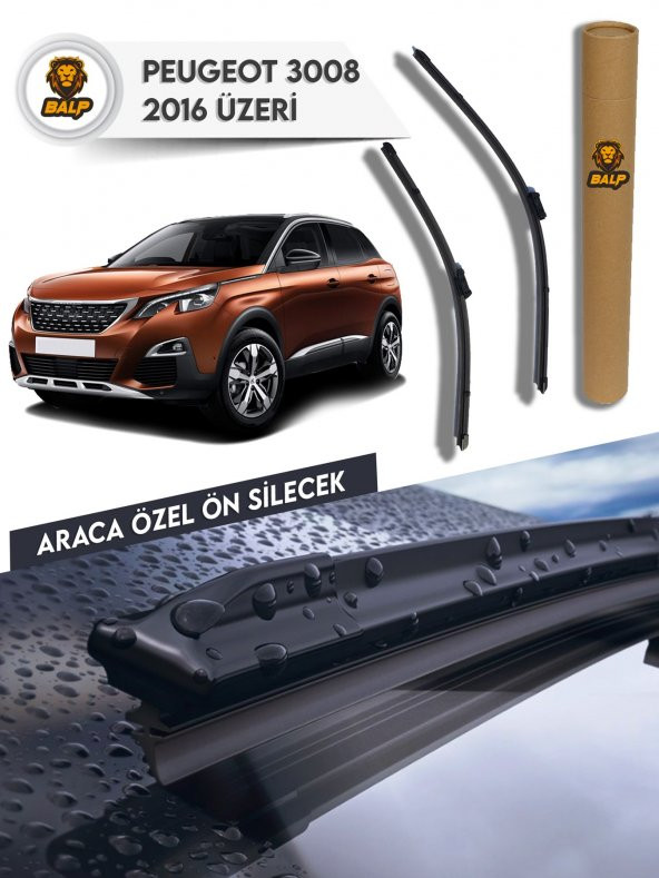 Peugeot 3008 Silecek Takımı 2016 ve Üzeri 68x43 ürün görseli 1