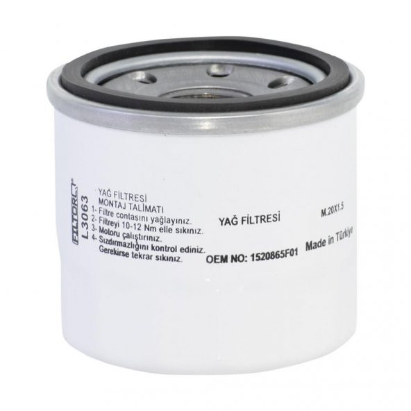 L3063 Mazda 3 1.4-1.6 2003-2009 Filtorq Yağ Filtresi ürün görseli 1